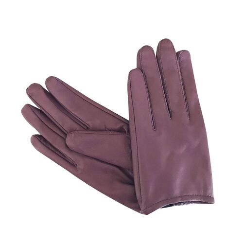Gloves/Leather/Full - Lilac