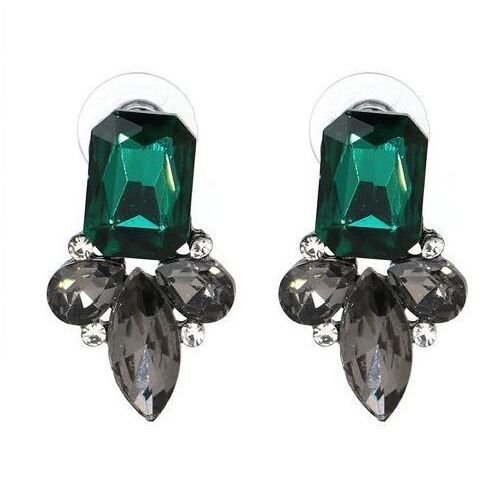 Earring/Style.12 - Emerald/Smoke