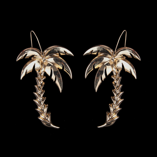 Earring/Palm Trees - Gold