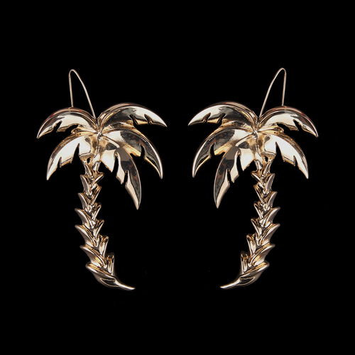 Earring/Palm Trees - Gold