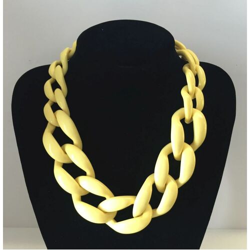 Necklace/Chunky Chain - Lemon
