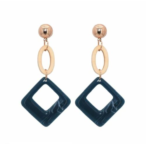 Earring/Style.32 - Navy/Ivory