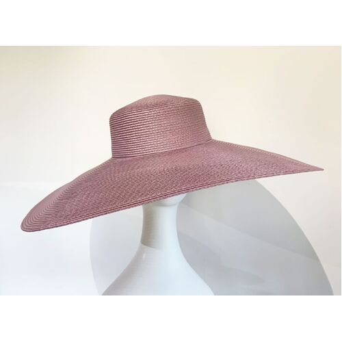 Wide Brim Hat/Bonnie - Mauve
