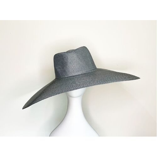 Wide Brim Hat/Gaylene - Grey