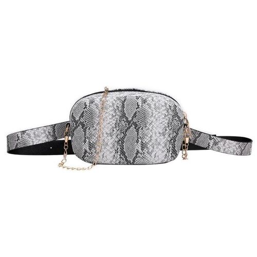 Waist Bag/Style 1 - Snake/Grey
