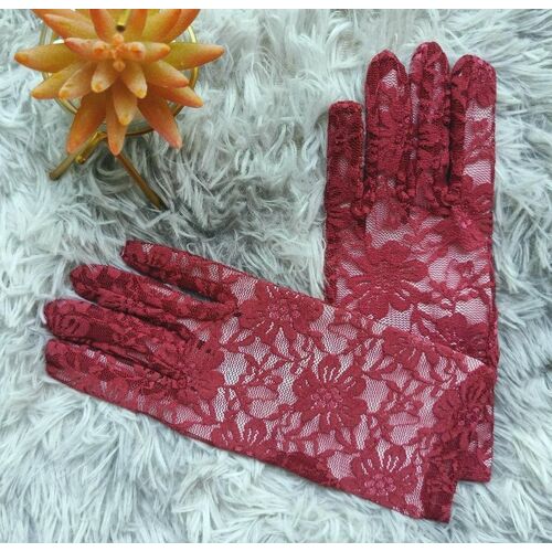 Glove/Lace/P2 - Burgundy