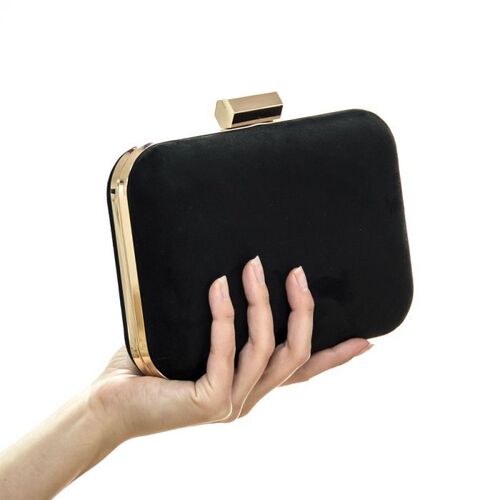 Clutch/Suede/Mabel - Black