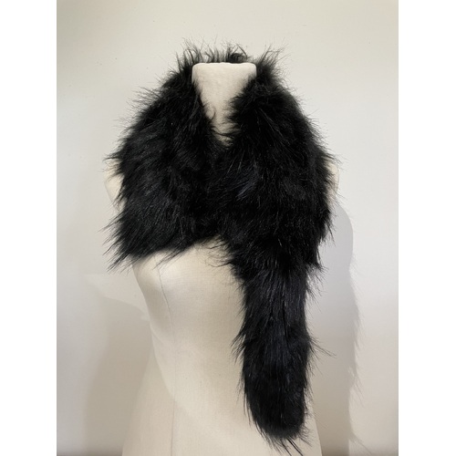 Faux Fur Collar 1 - Black