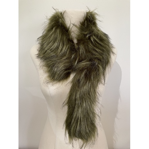 Faux Fur Collar 1 - Olive