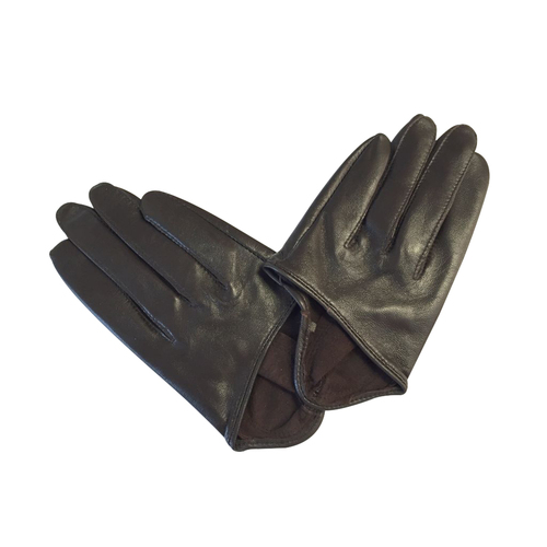 Gloves/Driving/Leather - Chocolate [Size: Small (17cm)]