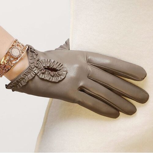 Gloves/Leather/Style 1 - Grey