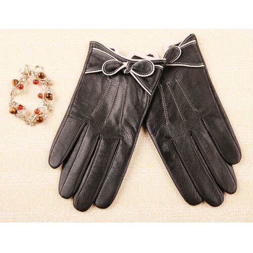 Gloves/Leather/Style 2 - Black