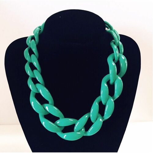 Necklace/Chunky Chain - Jade