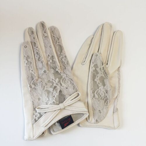 Gloves/Leather/Style 5 - Ivory