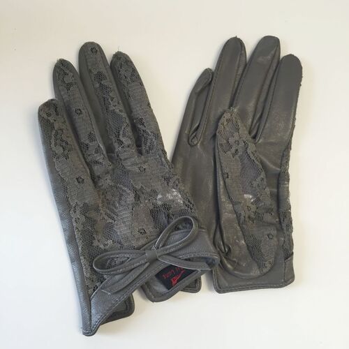 Gloves/Leather/Style 5 - Grey