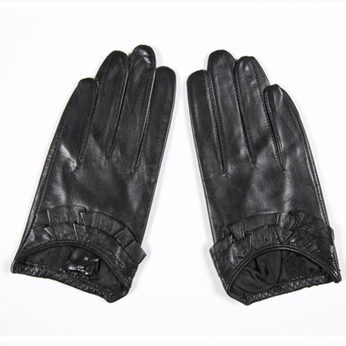 Gloves/Leather/Style 6 - Black