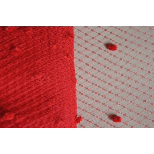 9" Netting Spots - Red