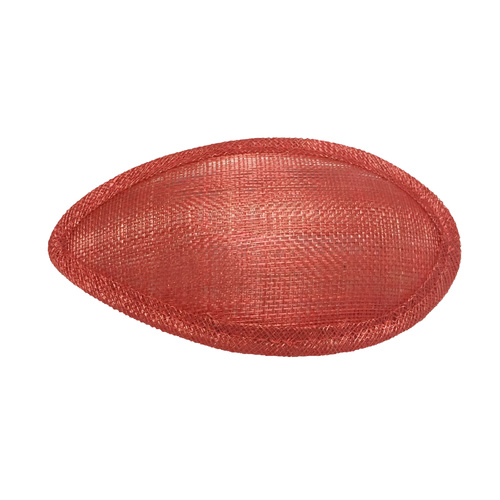 Sinamay Base/Half - Coral (016)