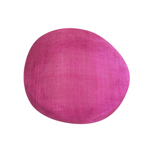 Sinamay Base/Pillbox - Fuchsia (007)