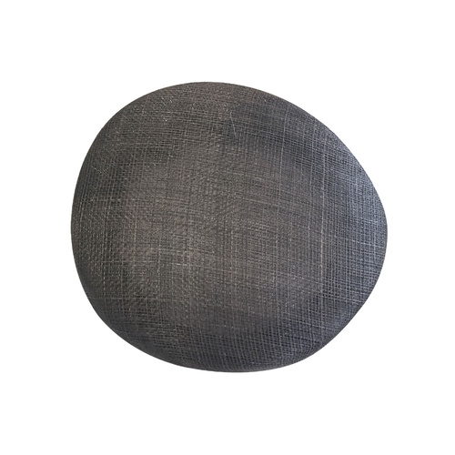 Sinamay Base/Pillbox - Chocolate