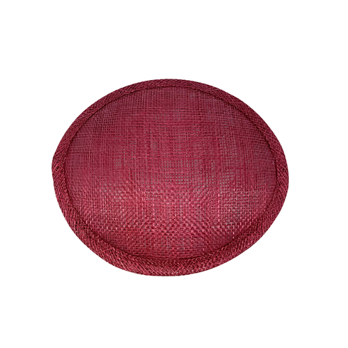 Sinamay Base/Teardrop - Red/with comb