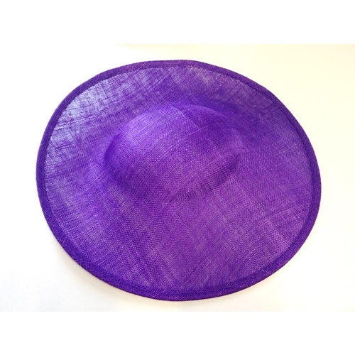 Sinamay Base/Saucer - Purple (052)