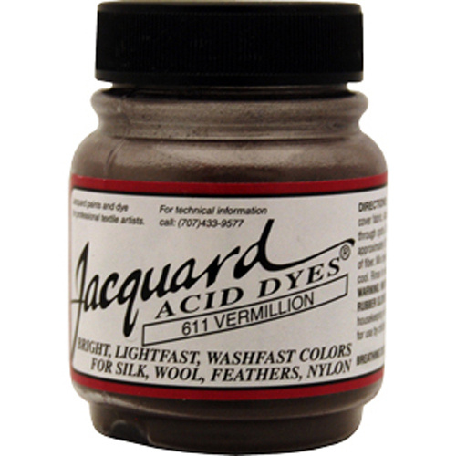 Jacquard Acid Dye - (611) Vermillion