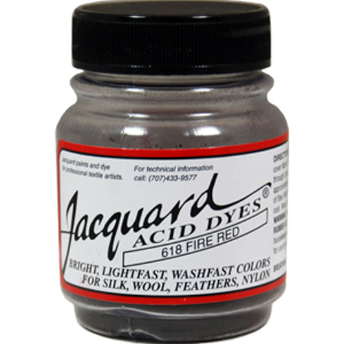 Jacquard Acid Dye - (618) Fire Red