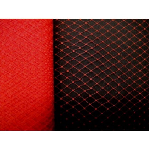 9" Veiling Plain - (206) Red