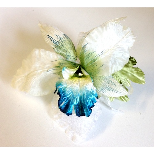 Large Orchid - Turquoise
