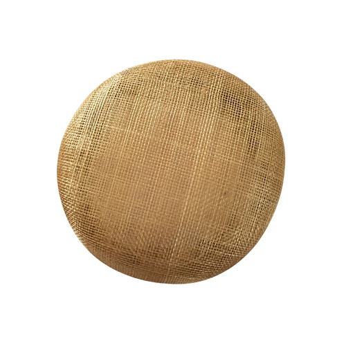 Sinamay Base/Button - Gold (038)