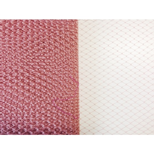 9" Veiling Plain - (692) Dusty Pink