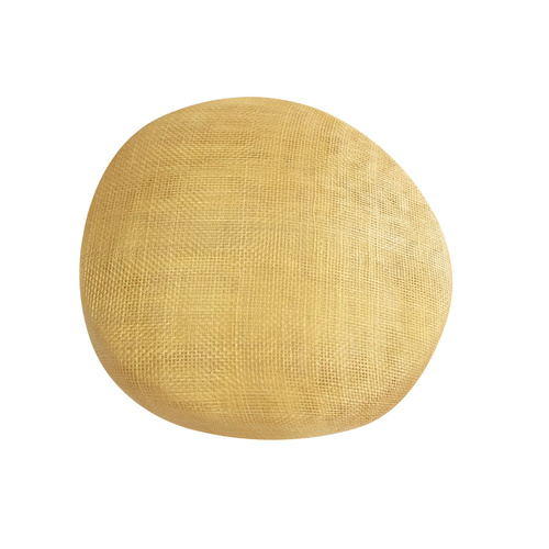Sinamay Base/Pillbox - Yellow (034)