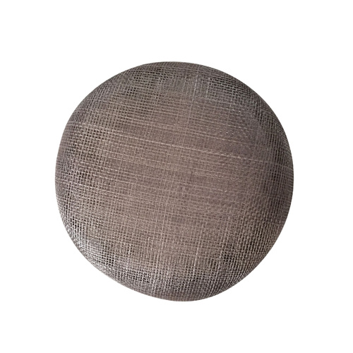 Sinamay Base/Button - Grey (047)