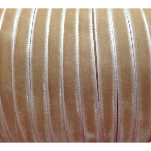 Velvet Ribbon 6mm (101) Rich Cream