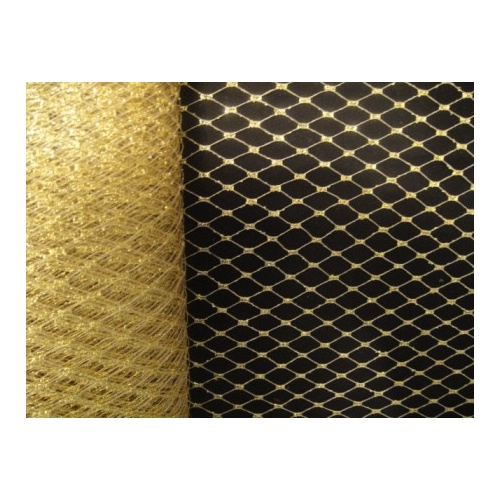 9" Netting Metallic - Gold