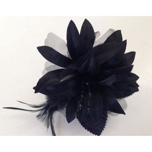 Pointed Blossom - Black