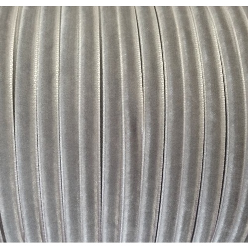 Velvet Ribbon 6mm (184) Grey