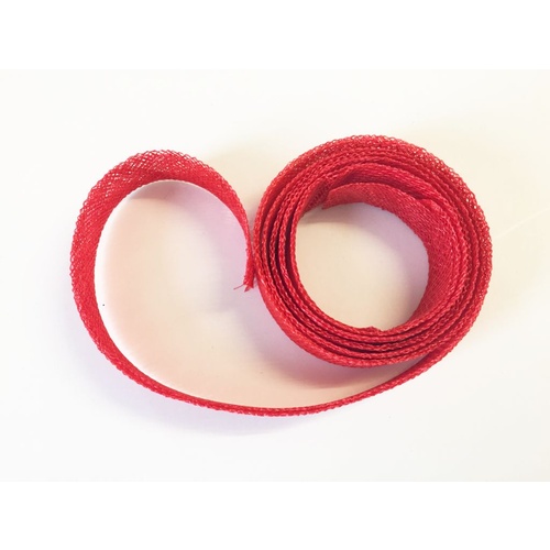 Sinamay Ribbon 2cm - Bright Red (005)