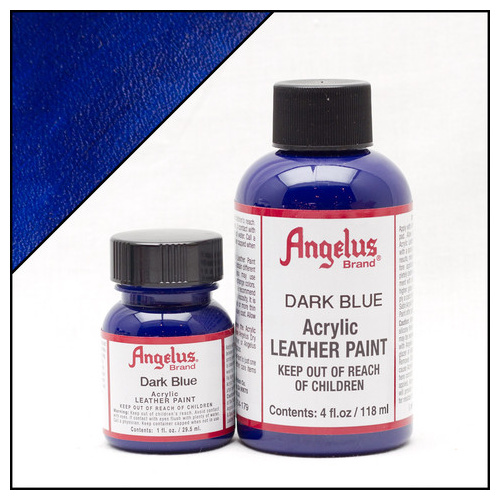 Angelus Leather Paint (29.5mls) - 179 Dark Blue