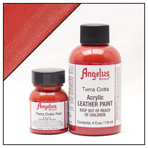 Angelus Leather Paint (29.5mls) - 099 Terra Cotta Red