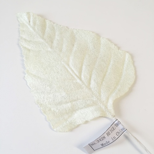 Large Velvet Leaf - Ivory