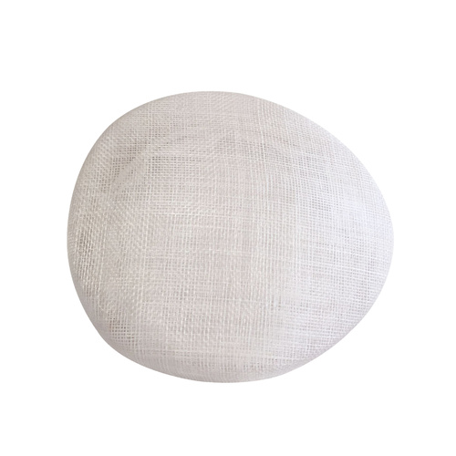 Sinamay Base/Pillbox - White (069)