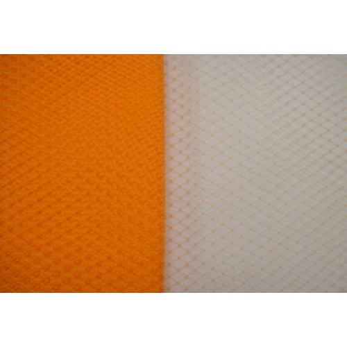 9" Veiling Plain - Bright Orange