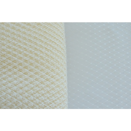 9" Veiling Plain - (155) Cream